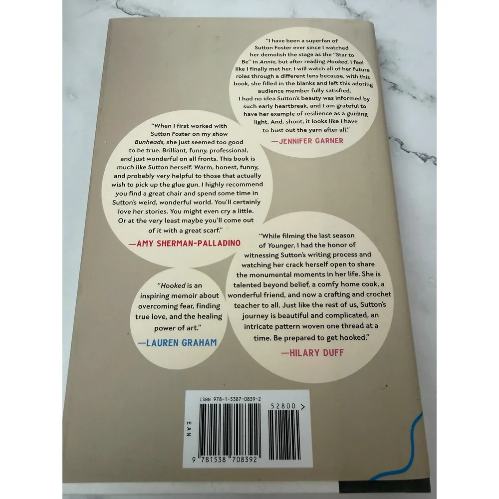 Sutton Foster Hooked Book How Crafting Saved My life New